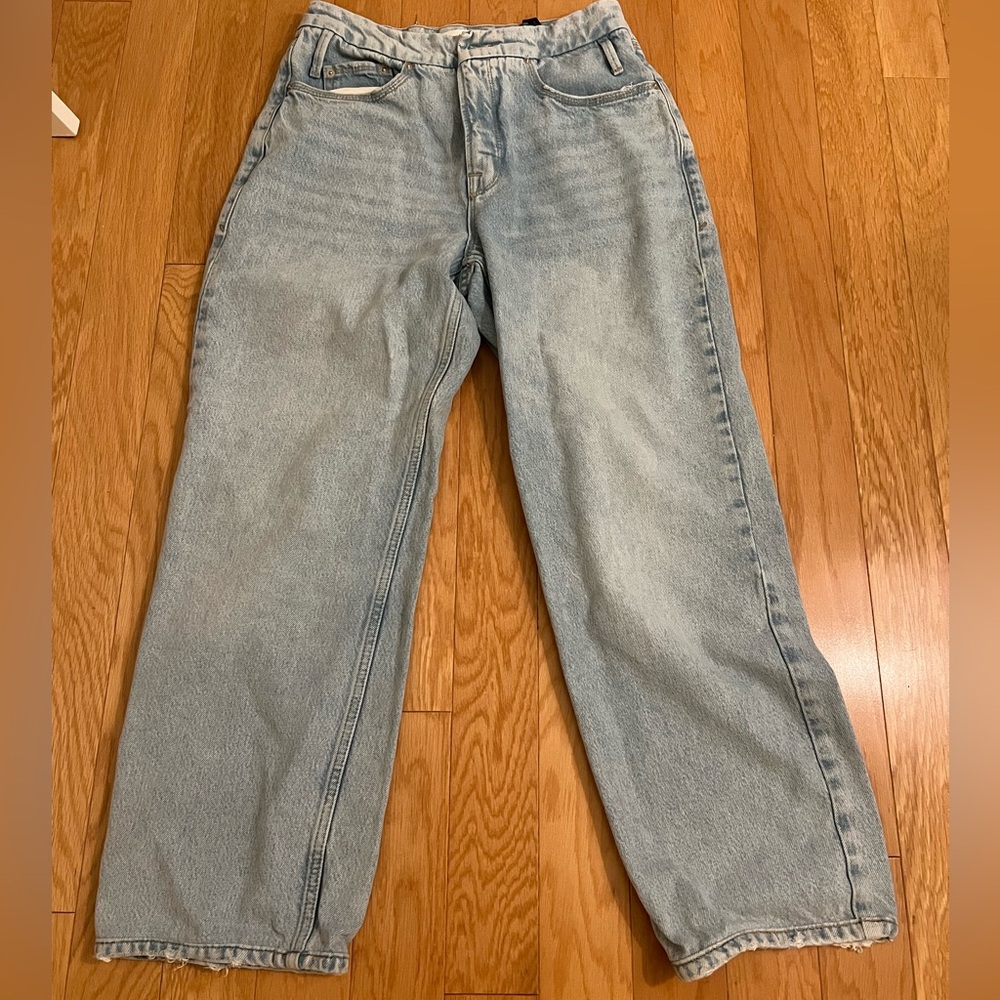 Good American x Zara baggy jean